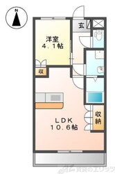 エトワール新在家の物件間取画像